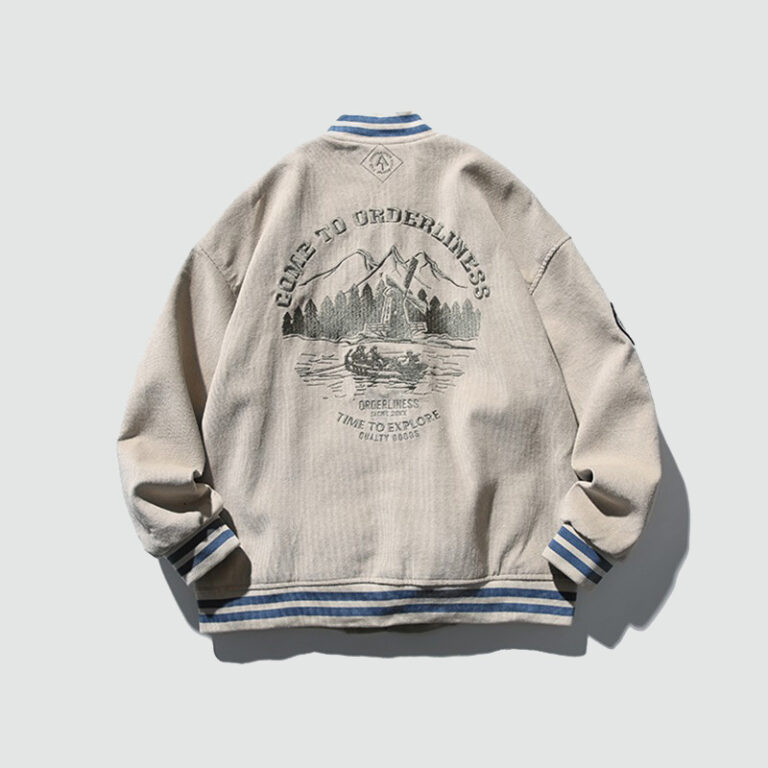 Veste Universitaire Vintage DeLong Homme Taille 40 - Laine Et Cuir, Années 90, Très Bon état